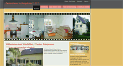 Desktop Screenshot of ferienhaus-burgbrohl.de